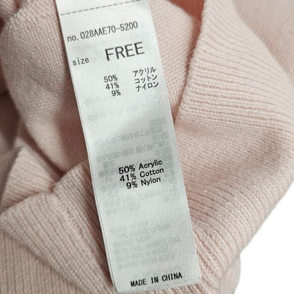 Moussy Womens Open Shoulder Long Sleeve Shirt, Pink, Zip Back, One Size (F) - Picture 5 of 10